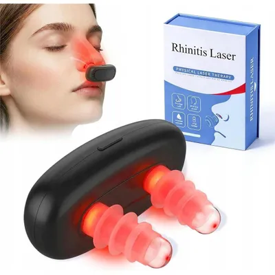 Produktbild von Rotlicht Nasentherapiegerät Infrarottherapie Nasenpflege LED Rotlichtlampe für Nasenpflege, Rhinitis Unterstützung, natürliche Atemförderung