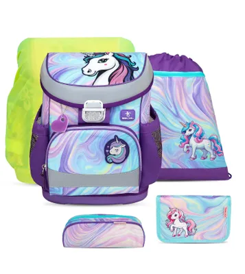 Produktbild von Mini-Fit Unicorn Dream Schulranzen Set 5-teilig mit extra Regenschutz