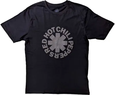 Image de Red Hot Chilli Peppers - T-Shirt Logo pour homme/femme unie RO4328 (M) (Noir)
