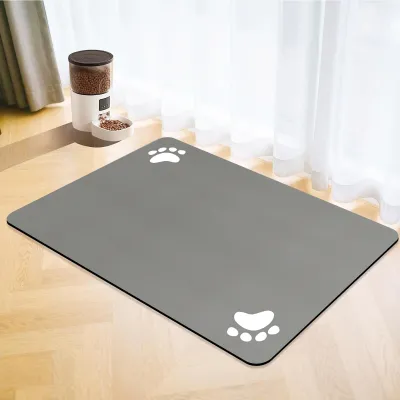 Produktbild von Futtermatte für Hunde und Katzen – 50 x 70 cm, Grau