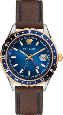 Produktbild von Versace Herren Uhr Armbanduhr Leder Hellenyium V11080017