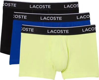 Produktbild von Lacoste Unterhose Trunks 3er Pack