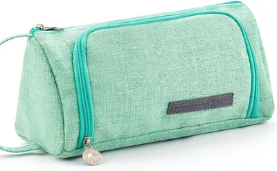 Produktbild von OKWISH Federmäppchen mäppchen federtasche federmappe etui Schule Kapazität fürschlamppermäppchen federpenal schulmäppchen Aesthetic Pencil case Grün