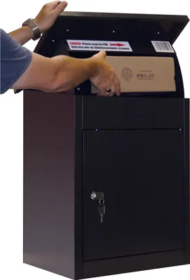 Produktbild von Phoenix Safe Paket Box PB0581BK schwarz Schlüssel (Speditionsversand)