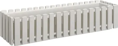 Produktbild von Blumenkasten weiß 75x18,5cm Pflanzkasten Balkonkasten Blumentopf Blumenkübel
