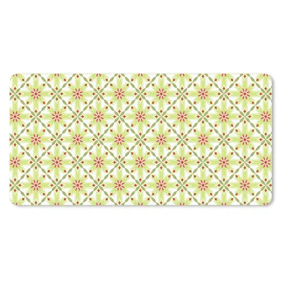 Produktbild von MuchoWow® Schreibtischunterlage Bohème - Muster - Blumen 80x40 cm - XXL Mauspad - Gaming Mauspad