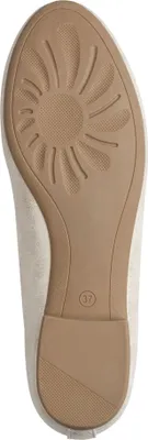 Produktbild von MARCO TOZZI Damen Ballerina klassisch mit Schleife runde Form Slipper 2-22137-42, Größe:41 EU, Farbe:Beige