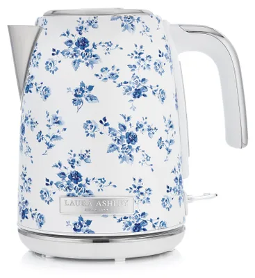 Image de Laura Ashley bouilloire électrique sans fil 1,7 L 2200 W avec arrêt automatique, motif China Rose