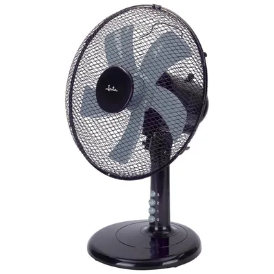 Produktbild von JATA JVVM3124, Haushalts-Lamellenlüfter, Schwarz, Grau, Tisch, 56 dB, 255 m³/h, Tasten