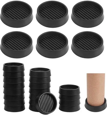 Productafbeelding van Wasmachine Trillingsdemper 24 Stuks Rubber Antislip - 6,1 x 5 x 1,6 cm - 766 g - Universeel - Trillingsabsorberend