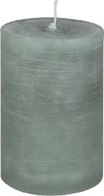 Produktbild von Stumpenkerze Rustic Pastell Skandiavisch Blau 10 x Ø 6 cm, Kerze in , durchgefärbte Kerze für Hochzeit, Deko, Weihnachten, Adventskranz
