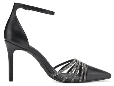 Produktbild von Tamaris Damen Pumps Fesselriemen Pfennigabsatz High Heels 1-24424-41, Größe:41 EU, Farbe:Schwarz