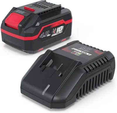 Produktbild von GÜDE Starterset System E³ Ladegerät + 18V E³ Akku 4.0 Ah LGAP 18-3040 P