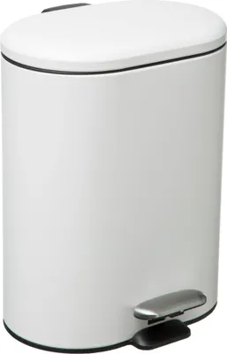 Obrázek produktu pro Pedálový koš SILIFLEX, 6 L, bílý