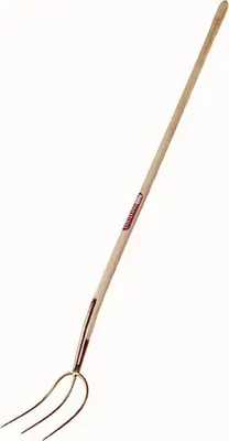 Produktbild von Streugabel Erntekönig Zinken-L.260 mm,3 Zinken geschmiedet,m.Stiel