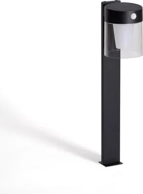 Produktbild von LED Bodenstehleuchte Außen Solar 1,5W 46cm Aluminium mit Bewegungssensor Efren Schwarz