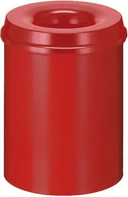 Produktbild von Feuerlöschender Papierkorb 15 Liter - Rot