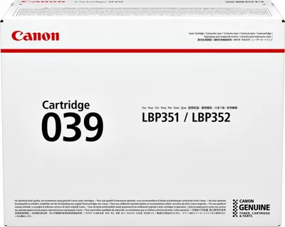 Zdjęcie produktu dla Canon 039, 11000 stron(y), Czarny, 1 szt.