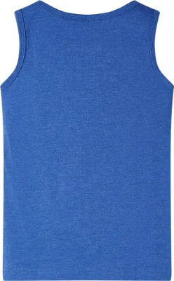 Imagen del producto de vidaXL Camiseta para niños, color azul melange, talla 116