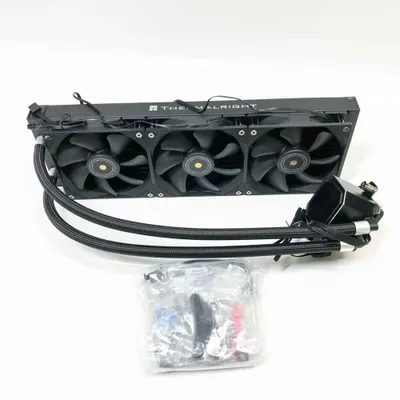 Image de Thermalright Frozen Prism 360 Black Liquid CPU Water Cooler with 120-mm PWM fan, 360 Black Cold Row specification, integrated watercooler cooler for AMD/AM4/AM5, Intel LGA1700/1150/1151/1200/2011