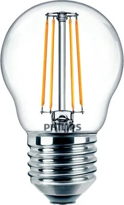 Produktbild von PHIL CorePro LEDluster 4,3-40W/827 Tropfen E27 470lm Glas klar EEK F