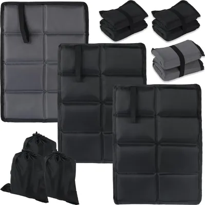 Produktbild von RUGLAMZHIP 3er Pack Thermo Sitzkissen Faltbare Sitzunterlage, Outdoor Sitzkissen Thermo, Faltbares Sitzmatte Wasserdicht Tragbar Kinder Sitzpolster für Outdoor Camping Wandern