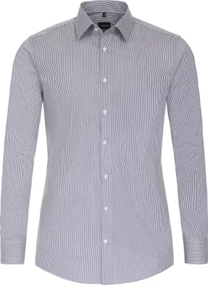 Produktbild von Venti - Modern Fit - Herren Langarm Hemd (134097800), Größe:44, Farbe:Blau (101)