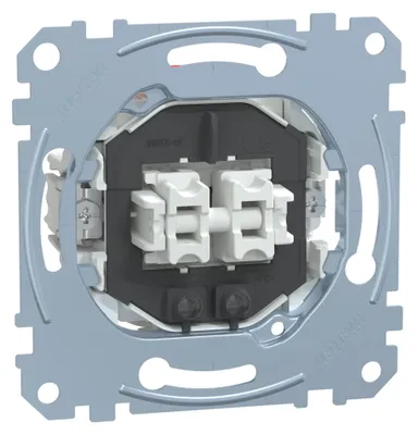 Imagen del producto de Interruptor de control de serie Merten, modelo MEG3105-0000, para montaje en carcasas, con terminales de conexión de 1 polo