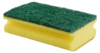 Produktbild von Scheuerschwamm gelb 9x7x4,5cm (Inh.30 Stück)