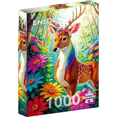 Image de Puzzle 1000 pièces Enjoy – Cerf Magique