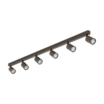 Produktbild von Deckenspot Metall GU10 verstellbar Braun länglich