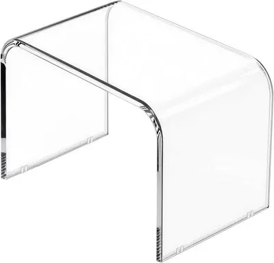 Produktbild von Acryl-Stehhilfe, 32 x 23 x 23,5 cm - transparent - 8 mm Dicke - ideal als Duschstuhl