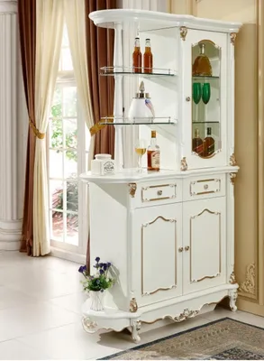 Produktbild von Hausbar Klassische Bar Regal Trennwand Schrank Schrank Vitrine Holz