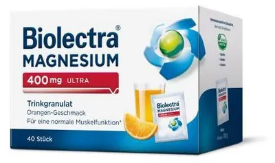 Obrázok produktu pre Biolectra Magnézium 400 mg ultra granule na pitie oranžová 40 ks