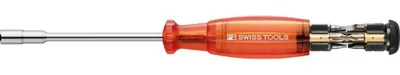 Produktbild von Swiss Tools Magazin-Bithalter lang 8-teilig Schlitz, PH, TX
