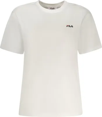 Produktbild von Bio-Baumwoll Damen T-Shirt Weiß – Kurzarm, Rundhals, Logodruck