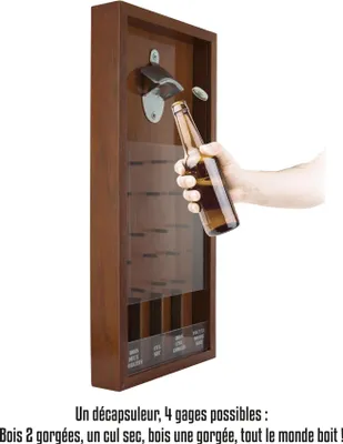 Image de Jeu à boire - MISTER GADGET - Décapsuleur - Marron