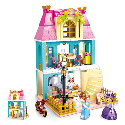Obrázek produktu pro Sluban Girls Dream Village M38-B0875 Dvoupatrový dům s podkrovím