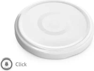 Produktbild von Tragar E-66 Deckel 66mm Weiß für Gläser 100 Stück