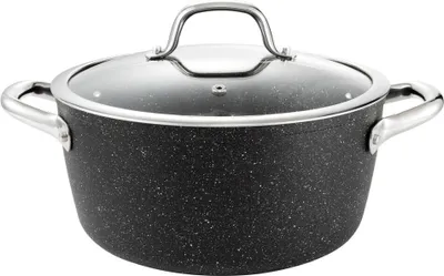 Obrázek produktu pro Tescoma Kastrol PRESIDENT Stone s poklicí ø 24 cm, 4,5 l