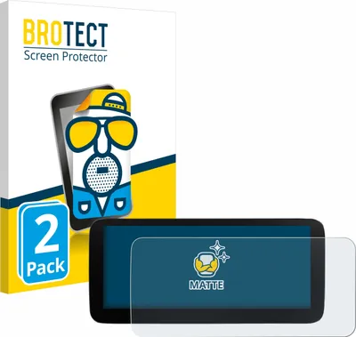 Produktbild von 2x BROTECT Schutzfolie für Xtrons B0CMTQ48KL 10,25" Displayschutz Displayschutzfolie Folie Matt Entspiegelungsfolie