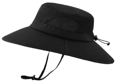 Produktbild von Sonnenhut für Damen und Herren, wasserdichter Fischerhut mit breiter Krempe, faltbarer Boonie-Hut zum Angeln, Wandern, für Garten, Safari und Strand