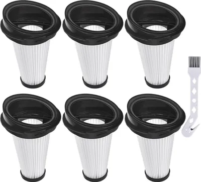 Produktbild von 6 Stück Ersatzfilter für Grundig VCH9929L VCH9930 VCH9930 VCH9931 VCH9932 2 in 1 Akku-und Handstaubsauger,Hepa Filter Ersatzteile Teilenummer 9178013673