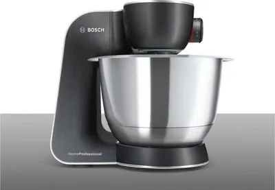 Produktbild von Bosch MUM59M55, 3,9 l, Schwarz, Edelstahl, 0,5 l, LED, Edelstahl, Kunststoff