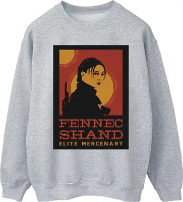 Produktbild von Star Wars - "The Book Of Boba Fett Elite Mercenary" Sweatshirt für Herren BI43958 (XXL) (Grau)