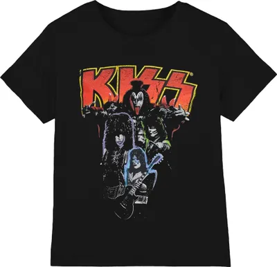 Produktbild von Kiss - T-Shirt für Herren/Damen Uni RO7277 (L) (Schwarz)