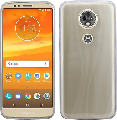 Produktbild von Motorola Moto E5 Plus Handy Silikon Schutzhülle Cover Case Transparent