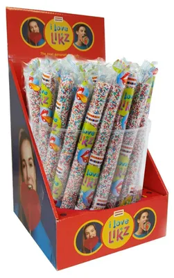 Produktbild von Holland Foodz Kermisstokken 12 x 43g Süße Karamell-Stangen, 516g Gesamtgewicht