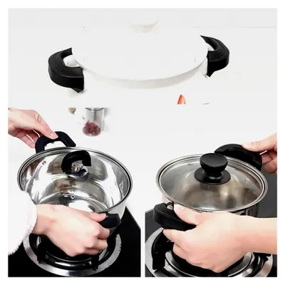 Produktbild von Silikon Topfgriff, 2 Paar Silikongriffe für Töpfe und Pfannen