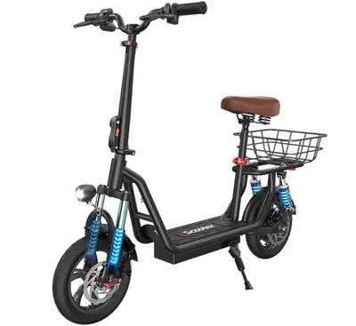Produktbild von Iscooter i12 500W E-Scooter Elektroroller EScooter inkl. Sitz & Korb